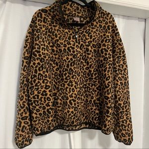 NO BOUNDARIES Plus Size Leopard Sweatshirt
